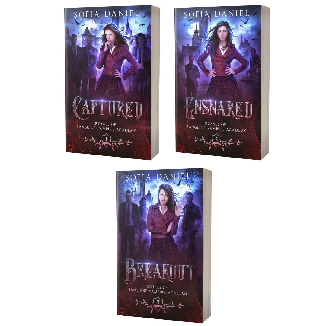 Sanguine Vampire Academy Series by Sofia Daniel Paperbacks